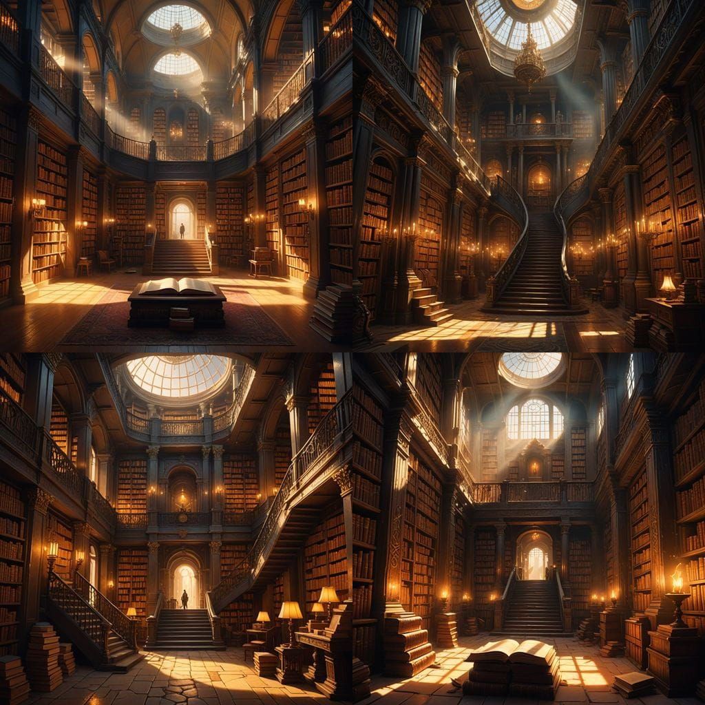 Endless Library Labyrinth of Knowledge and Stories