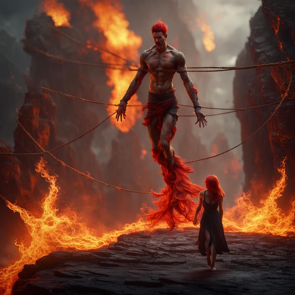 Spirits on a Tightrope: A Fantasy Concept Art