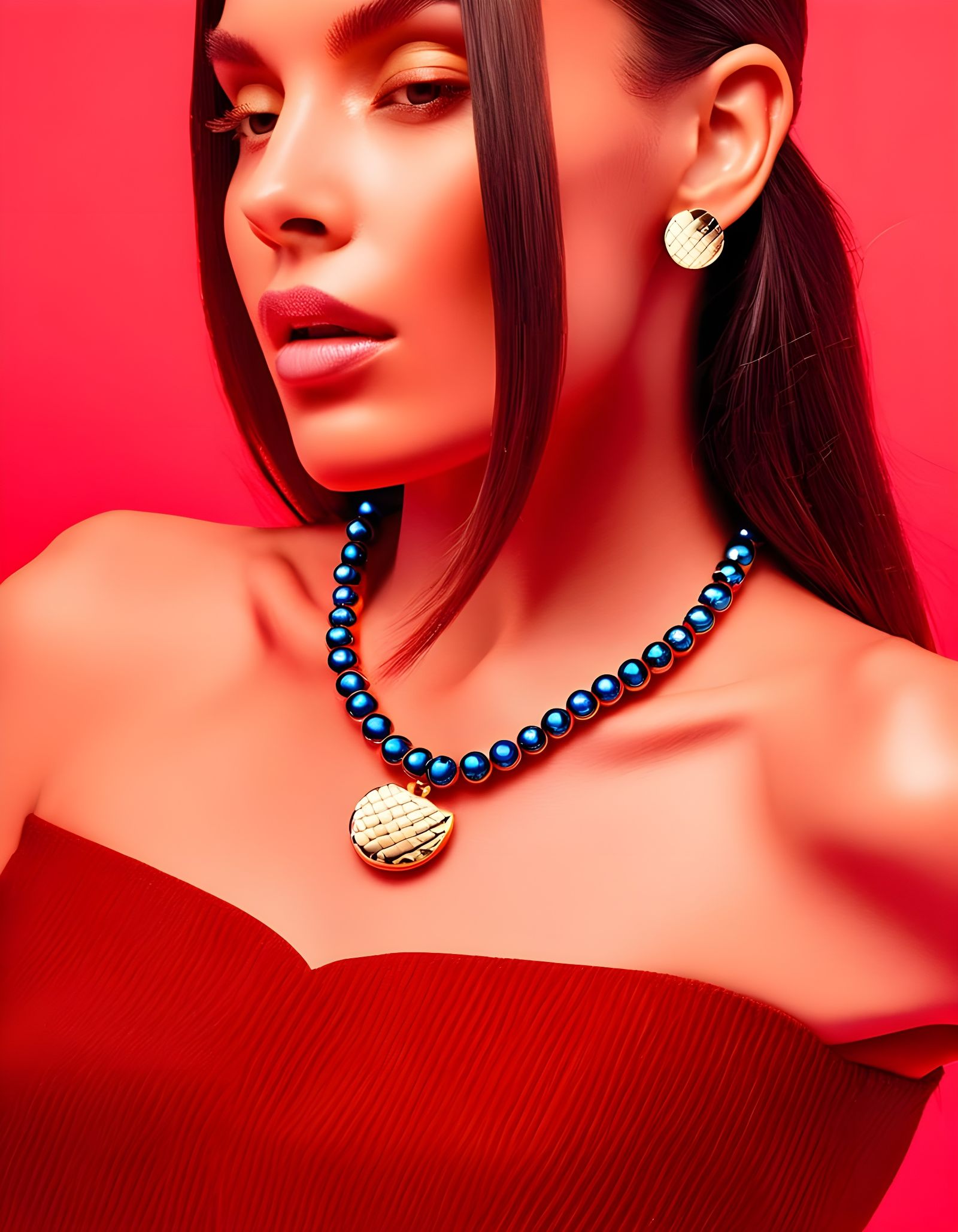 Accessories Ad Campaign in a Futuristic Setting