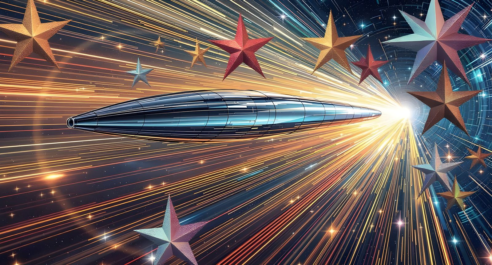 Diverse Multi-Pointed Stars Adorn Cosmic Portrait