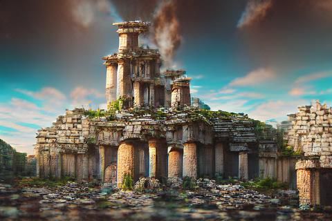 Detailed Ancient Ruins in High Definition