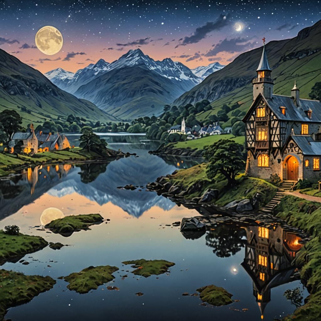 Merlin: AI Interpretation of a Classic Myth