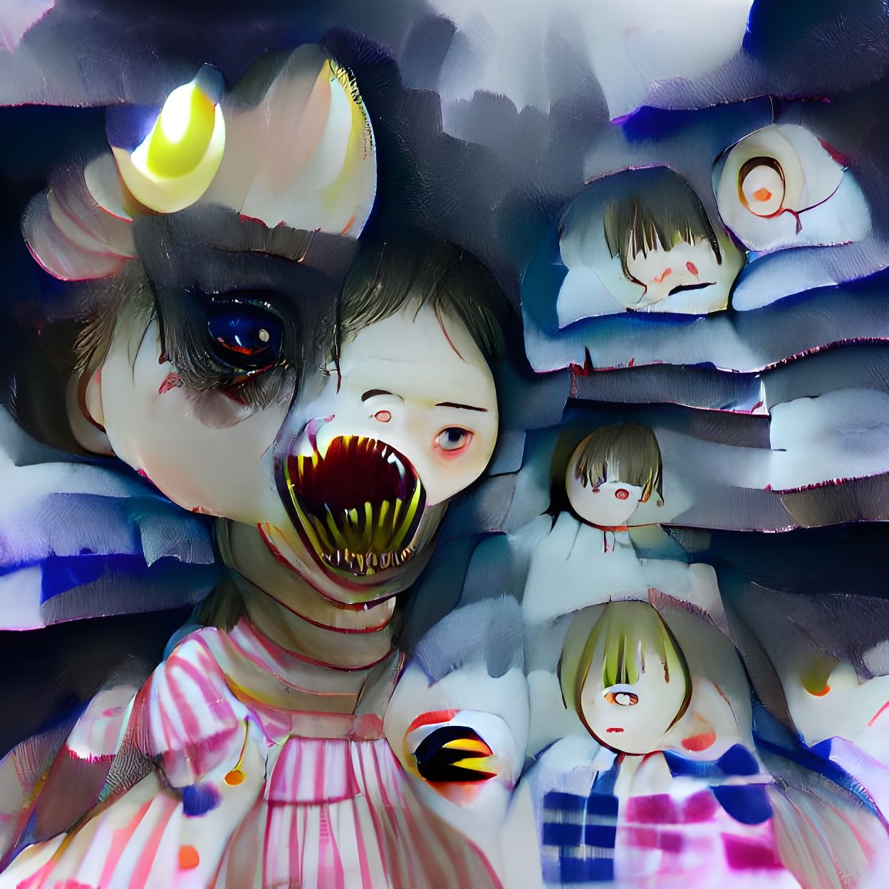AI Generated Image of a Nightmare