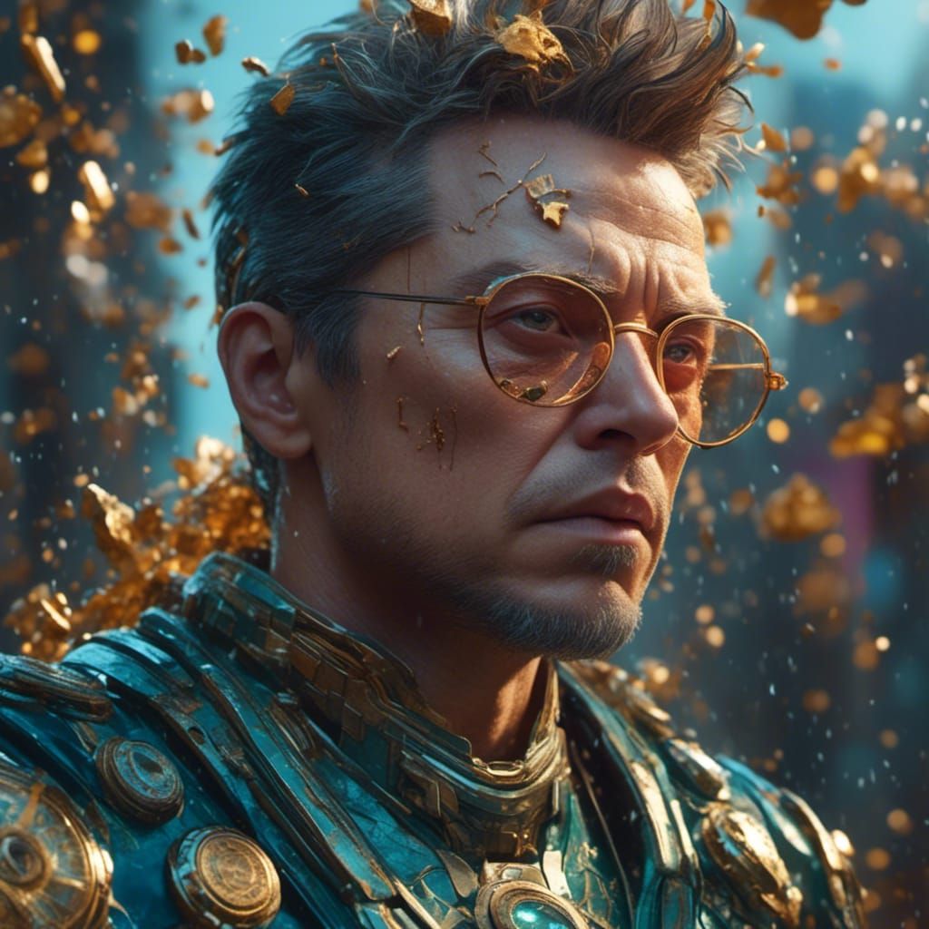 Hyperrealistic Image of Crippling Debt and Despair