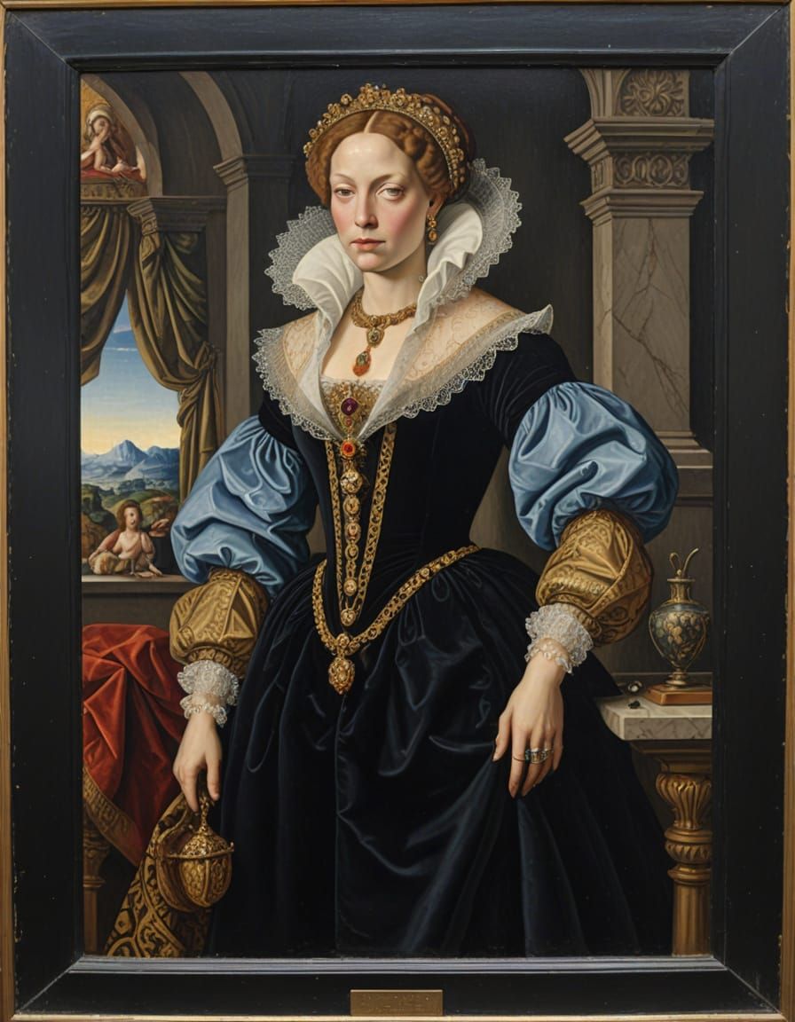 renaissance painting of rich woman