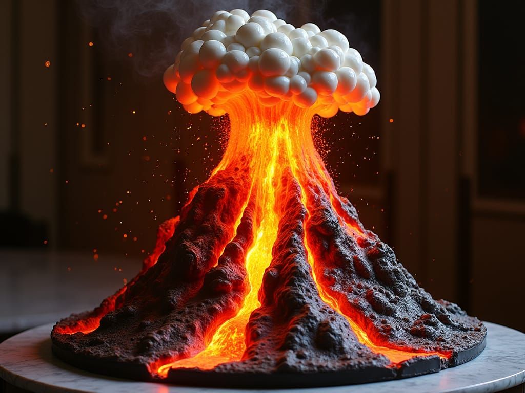 Erupting Vol-cake-no