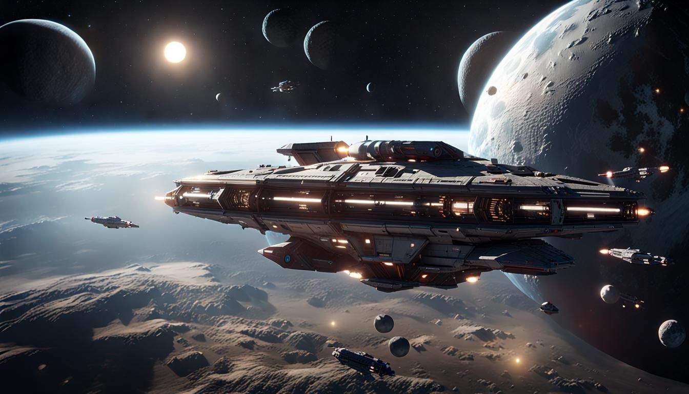 Battlestar Galactica in Space: 3D Game Cinematic