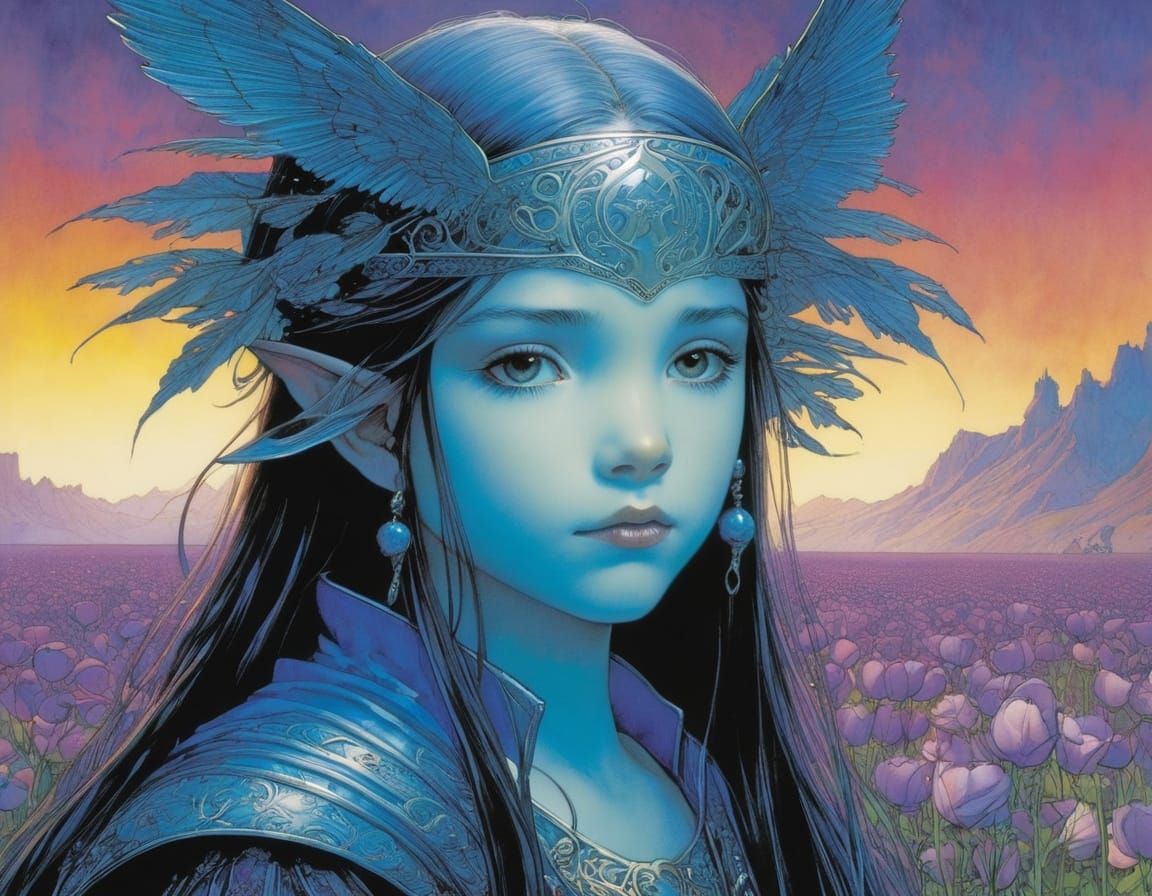 Inspirational Art Mashup in Whimsical Watercolor Style