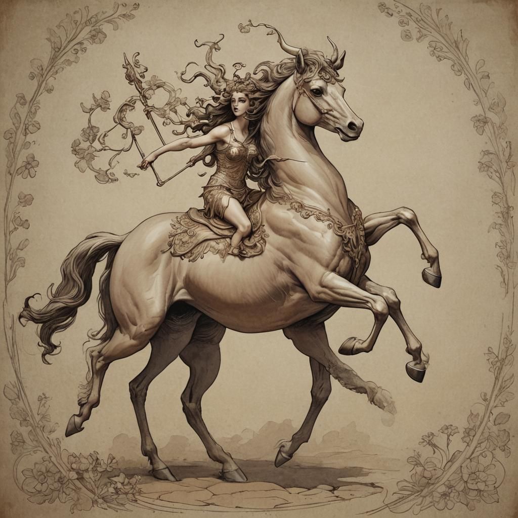 Image of a Beautiful Centaur