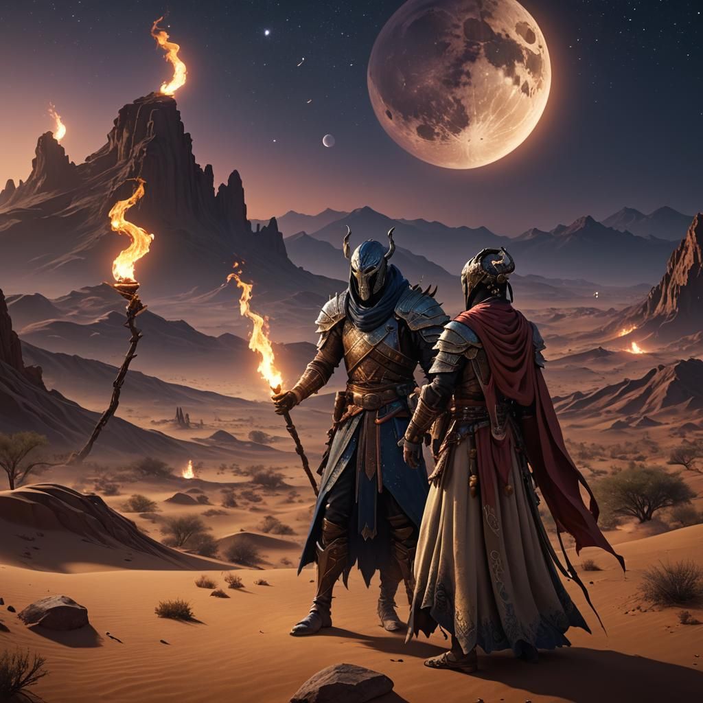 Singing Gorean Kajira Under Three Moons