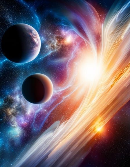 Cosmic Dreamscape: Planets, Stars, and Nebulae