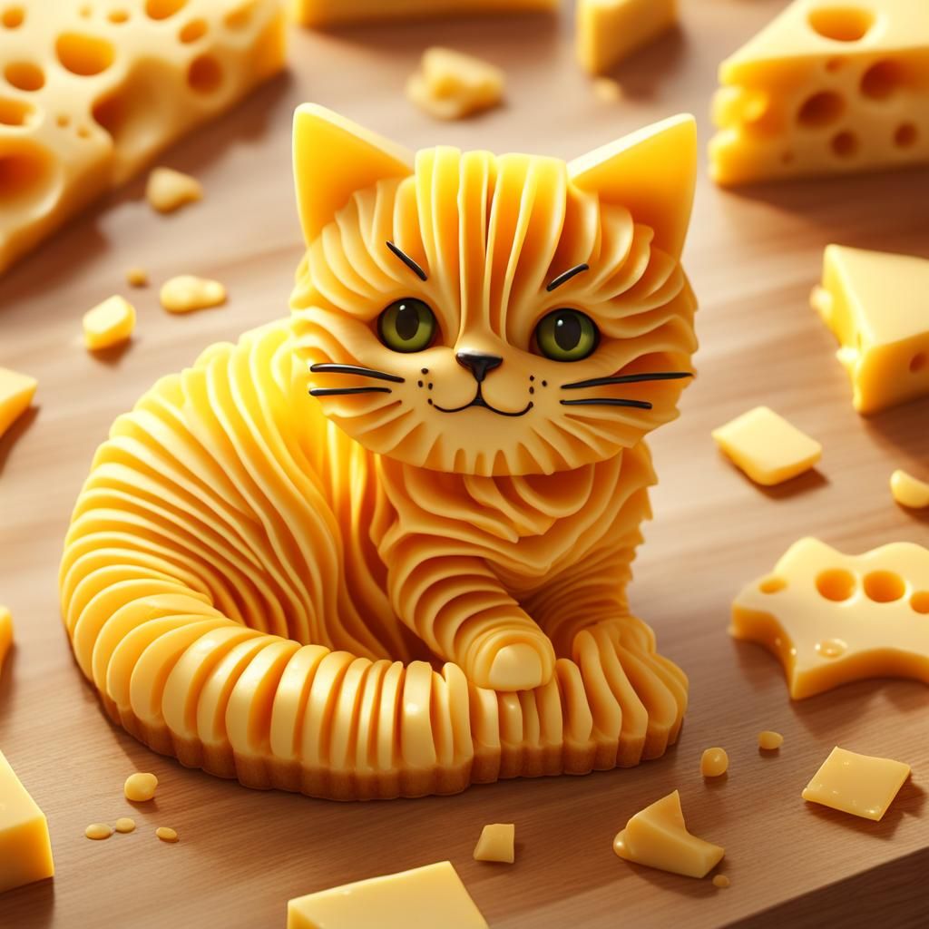 Cheese Cat: 3D Game Cinematic Art