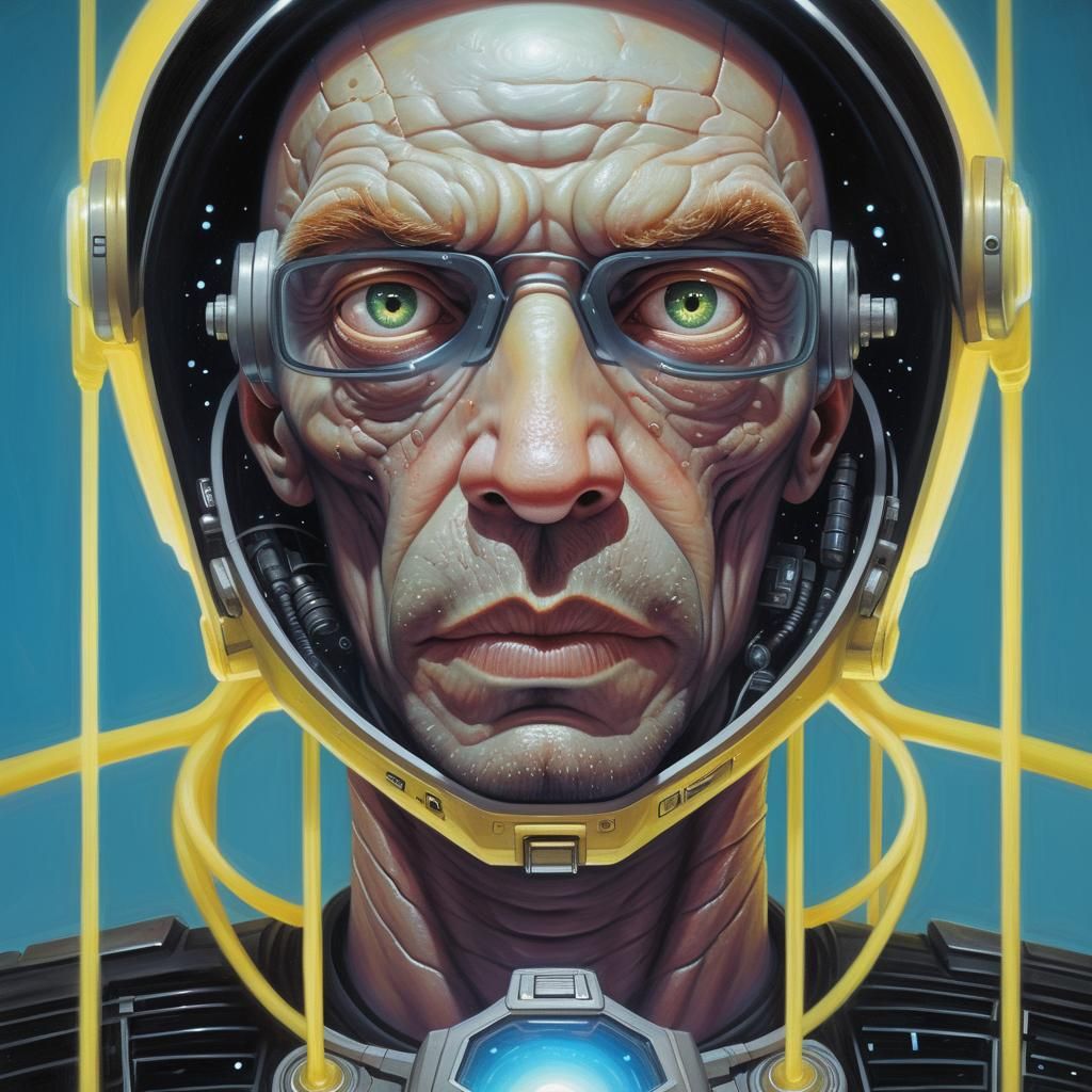 Sci-Fi Portrait in Futuristic Style