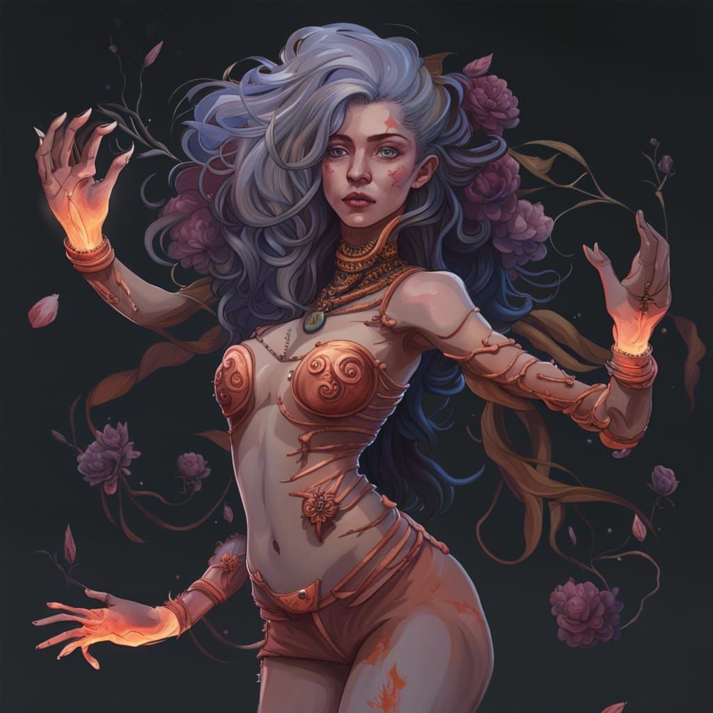 The Enchanting Woman with Three Arms