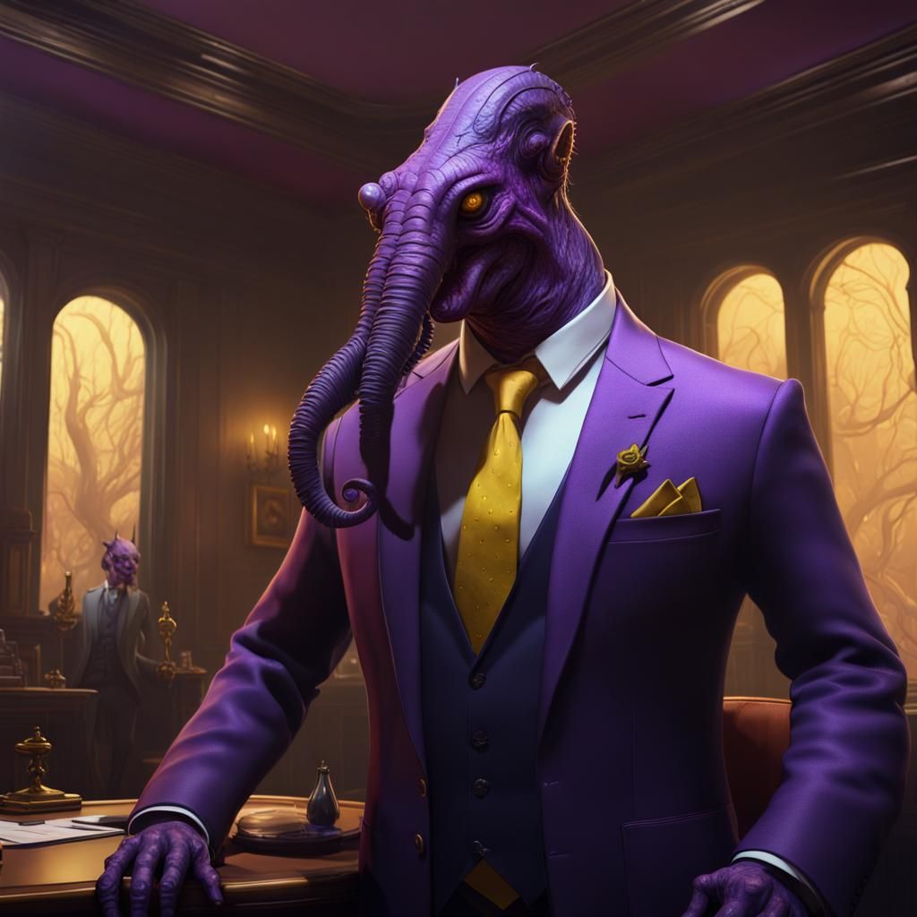 Cthulhu in a Suit: Dark Fantasy Art