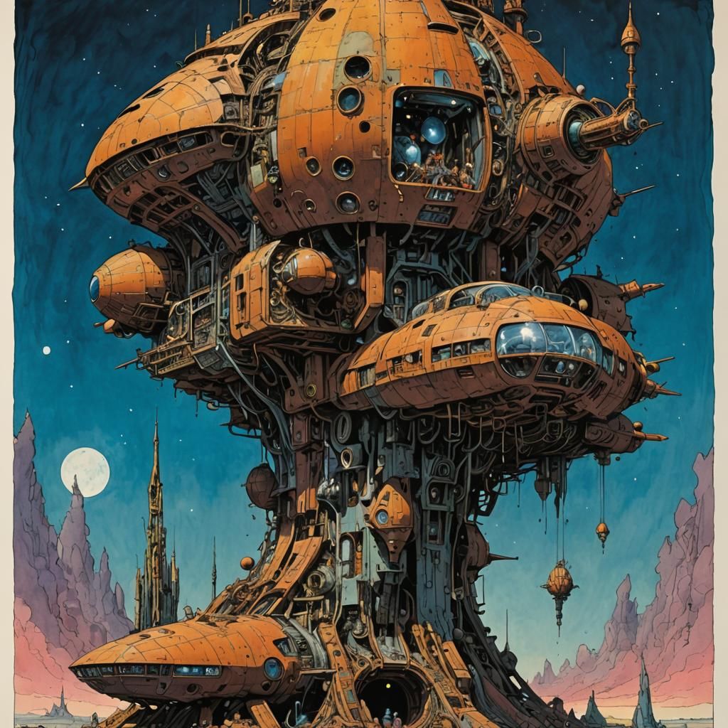 The rusty space station