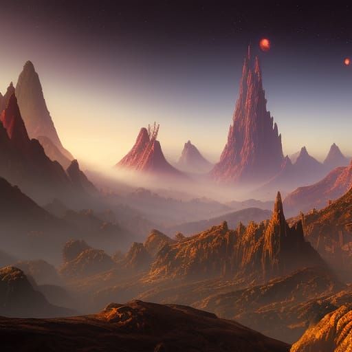 City on Venus: Detailed Matte Painting
