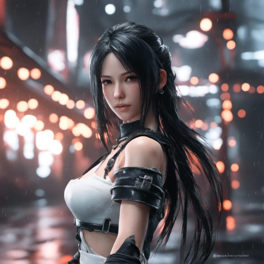 Tifa from Final Fantasy 7 in Hyperreal 8K