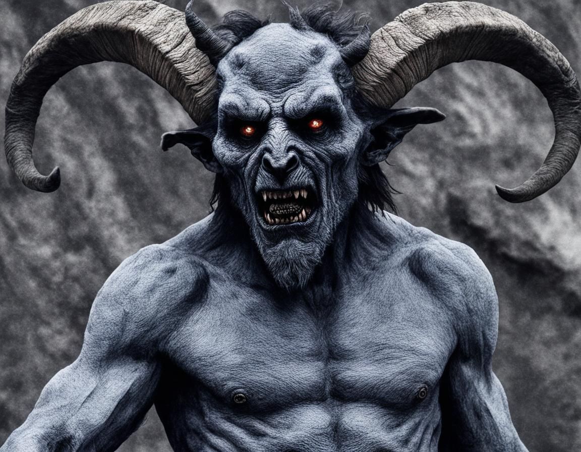 Terrifying Two-Faced Goat Demon