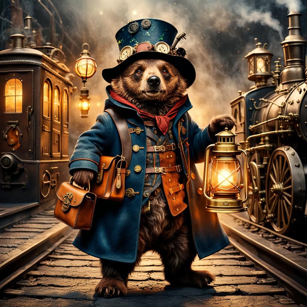 Paddington Bear's Steampunk Halloween Adventure