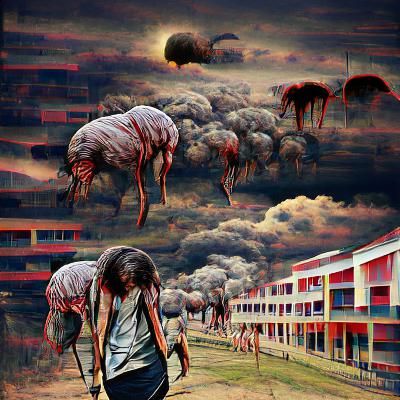 Abstract Surreal Landscape