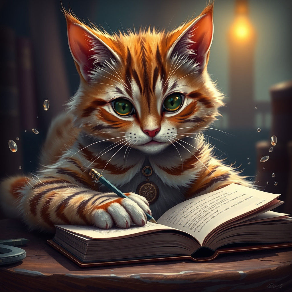 Cat Author Writes Book for Feline Readers