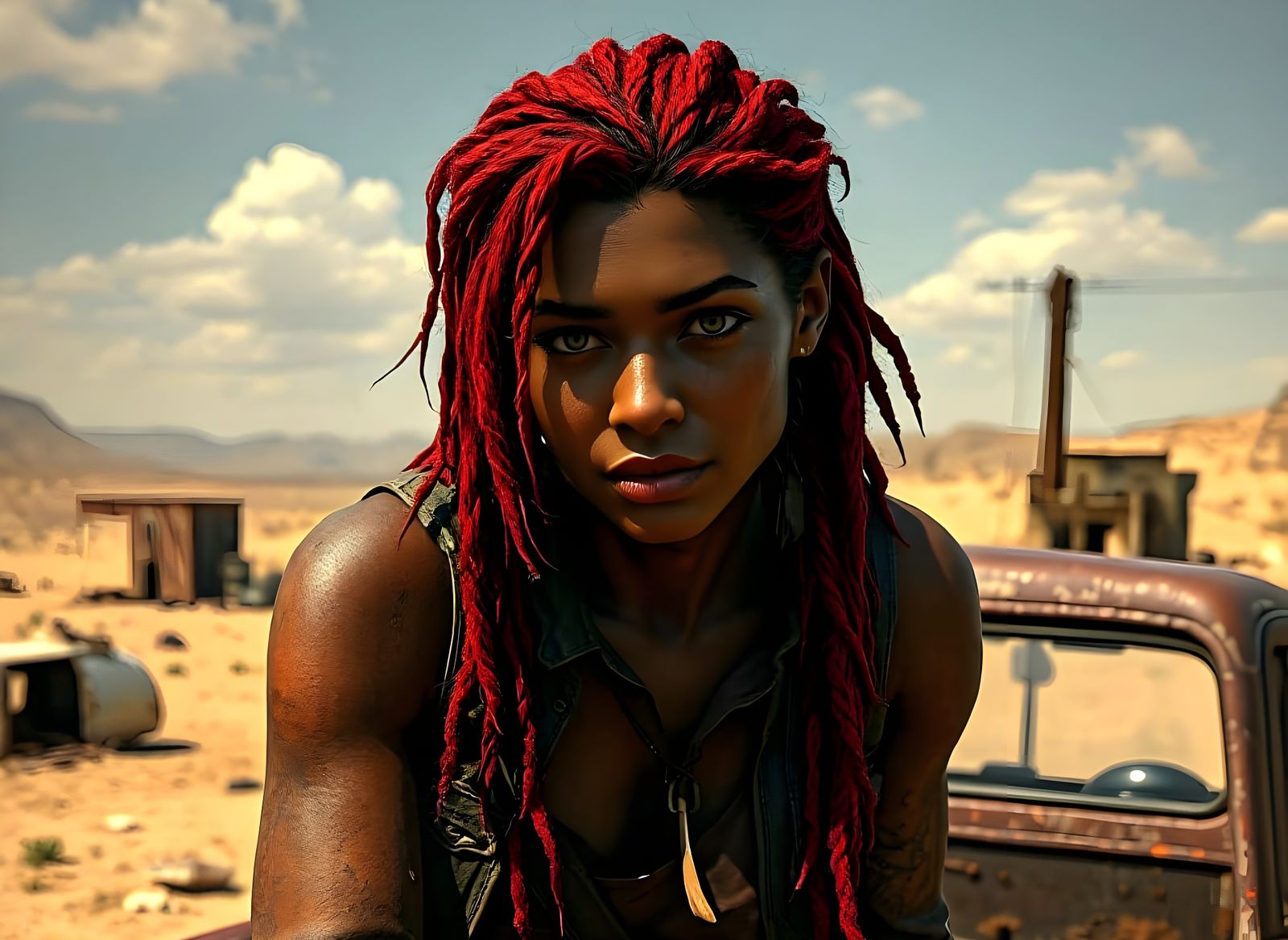 Post-Apocalyptic Outcast Portrait in Unreal Engine