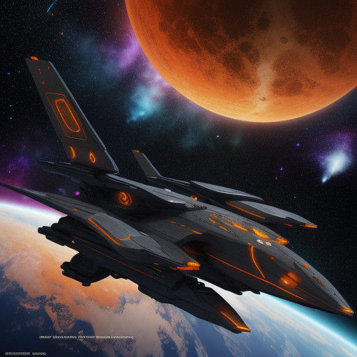 Ferengi Nagus Marauder Battlecruiser in Starry Space