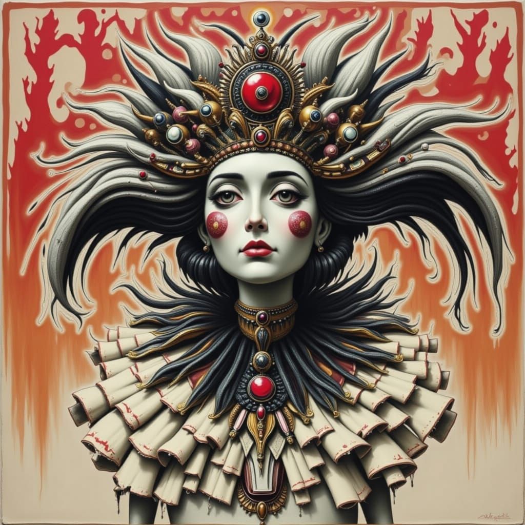 AI Art Generator: Killer Queen and Awkward Contexture