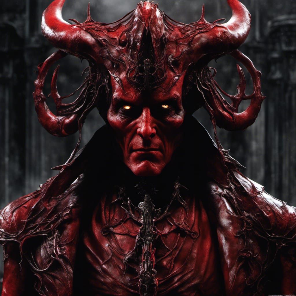 Gothic Warlock with Dragon: Fantasy Concept Art