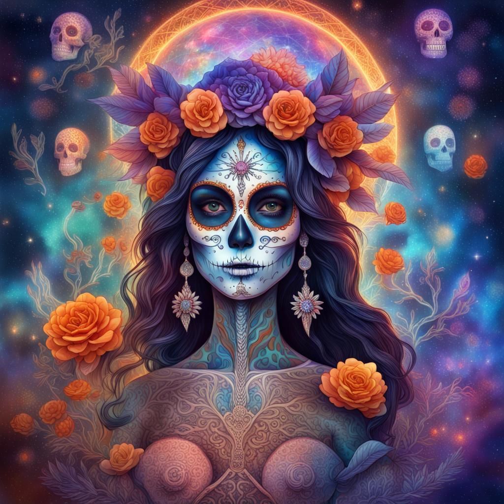Day of the Dead: Holographic Astral Souls