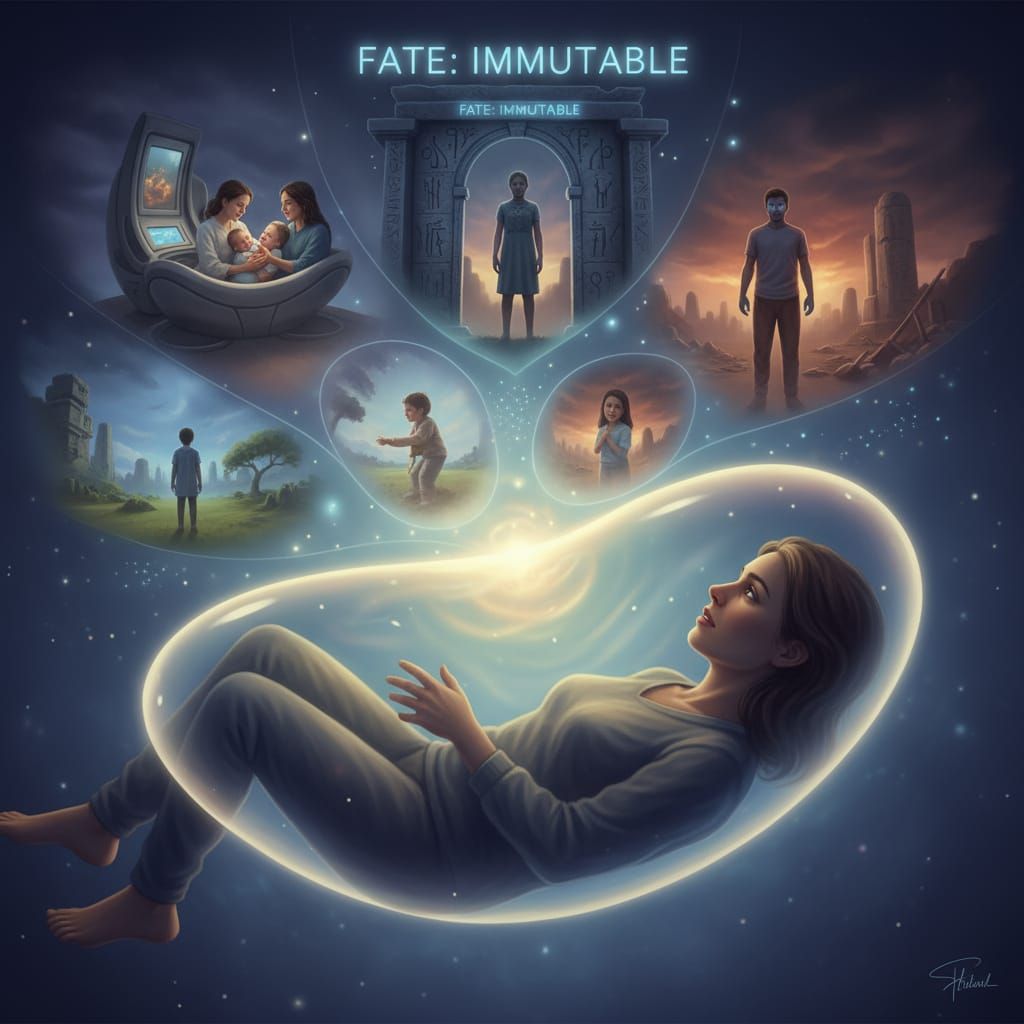 Precognition of Unchangeable Future Events and Rebirth