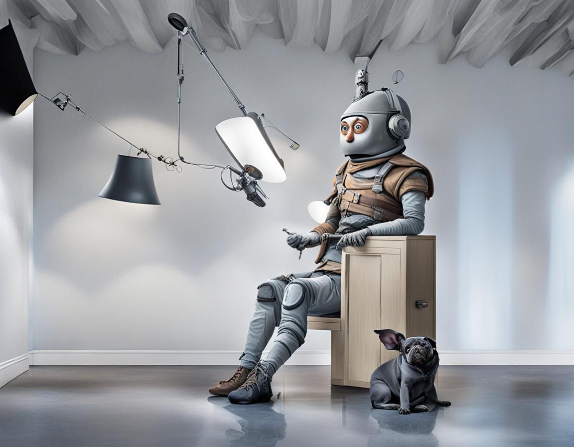 Surreal Collage Inspired by Warhol, Homer and Banksy