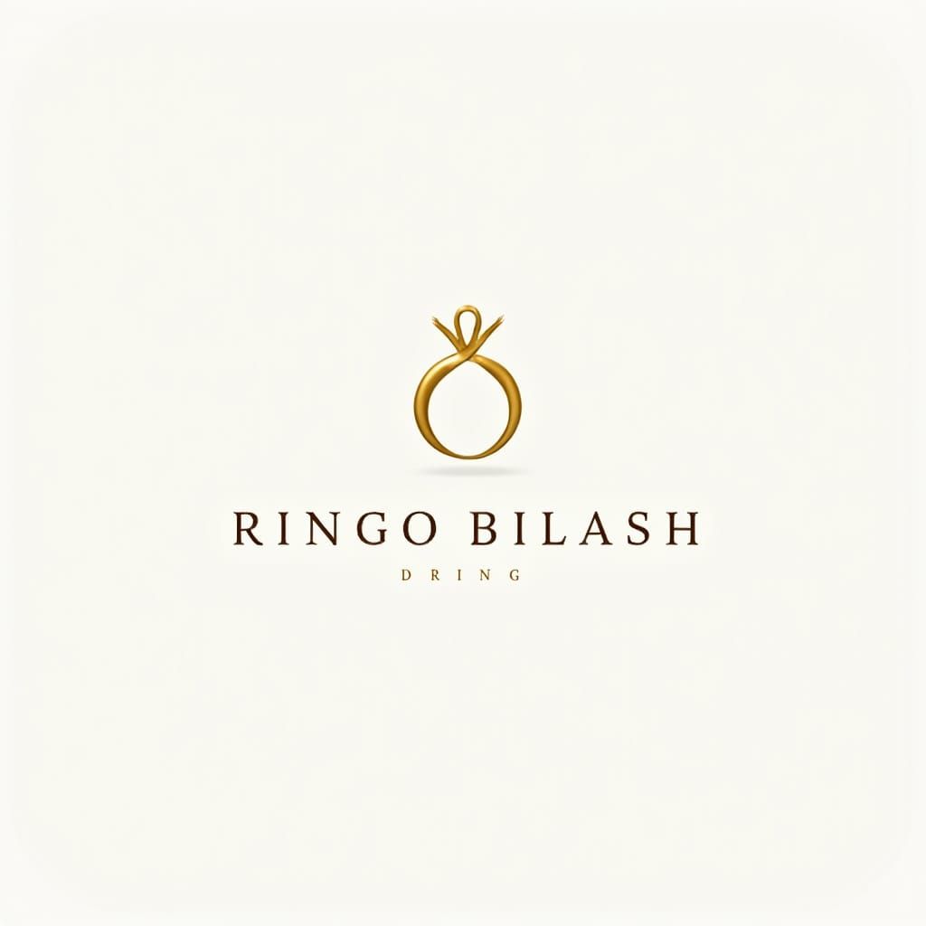Elegant Gold Logo Design for Jewelry Brand