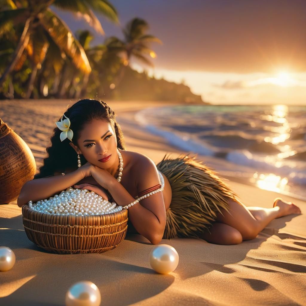 Basket full of pearls