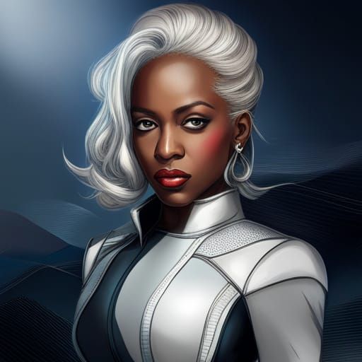 Ororo Monroe of X-Men Character Portrait