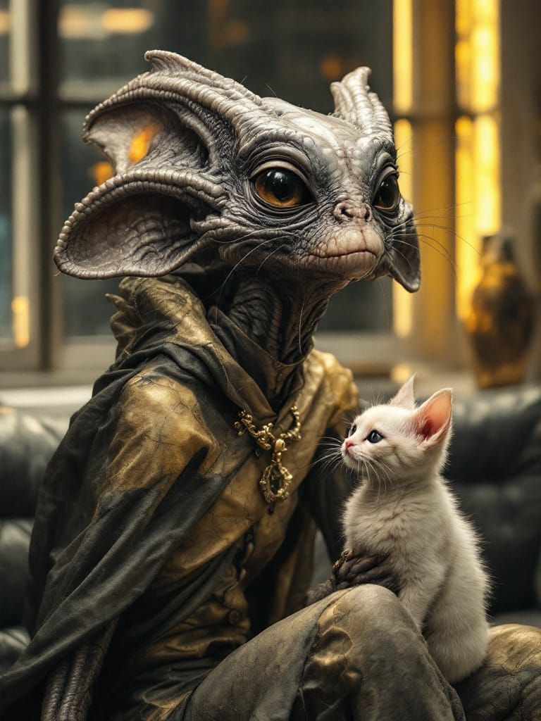 Hyperrealistic Portraits of Aliens and Humans