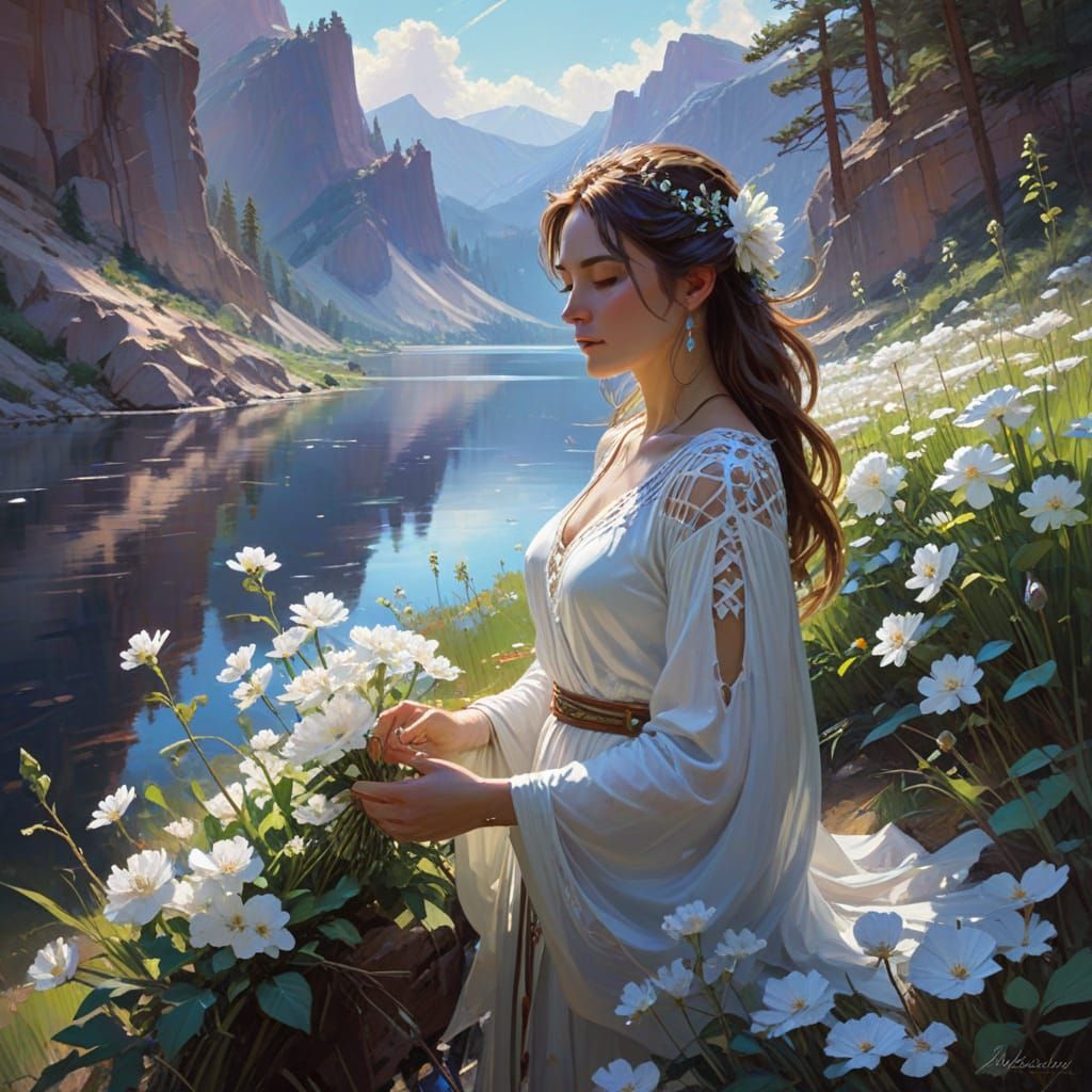 Surrealistic Landscape with Vibrant Emotional Colors