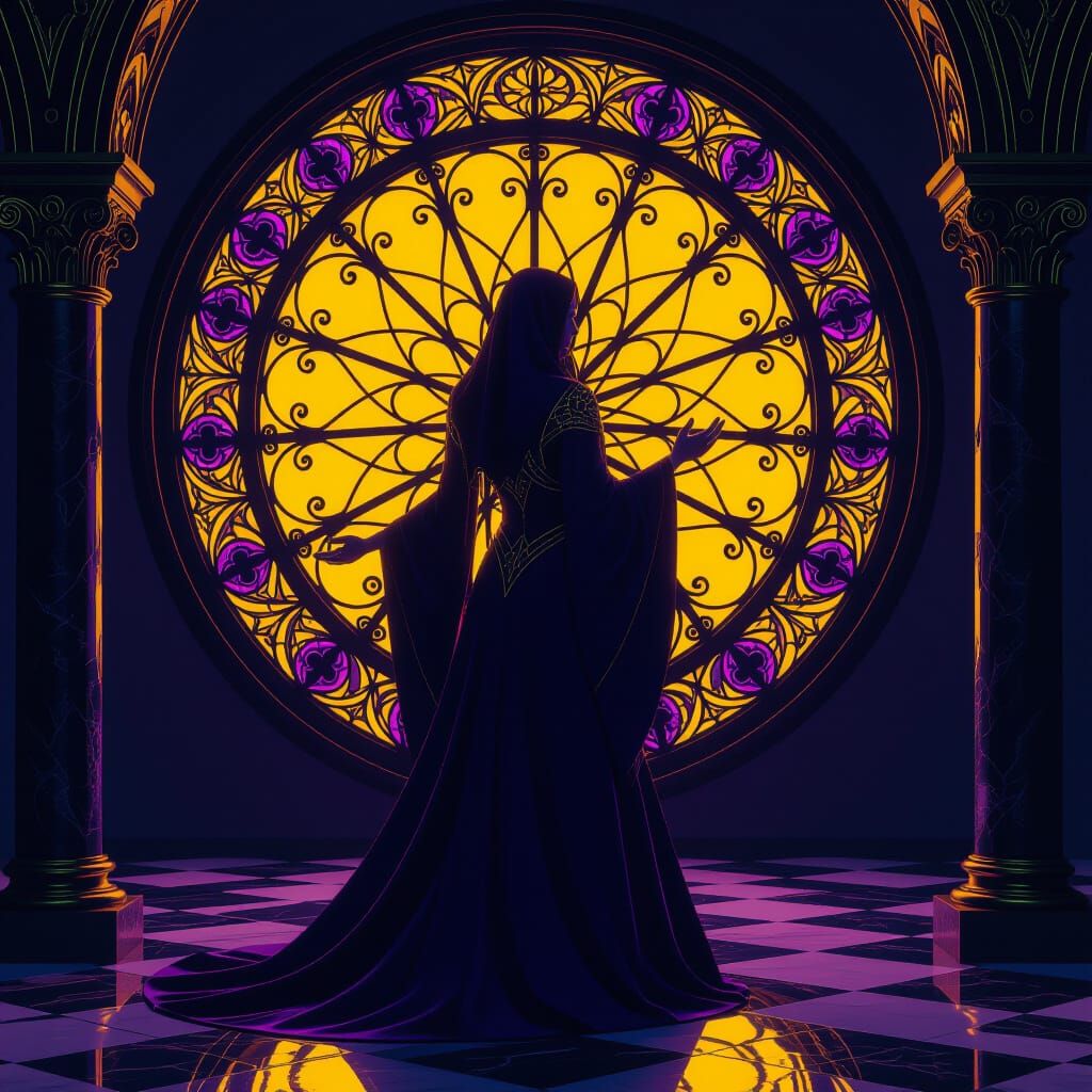 Dark Fantasy Swedish School by Alphonse Mucha