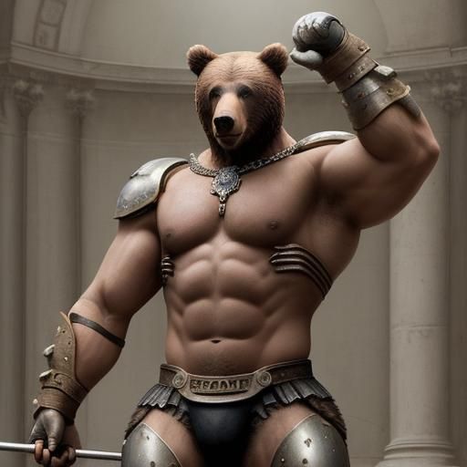 Bear Lifts Gladiator in Dominant Display