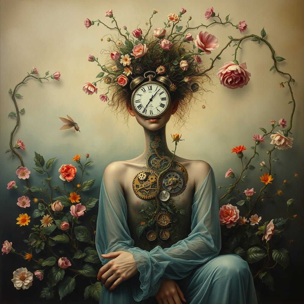 Surrealist Masterpiece: Nature Reclaims the Human Form