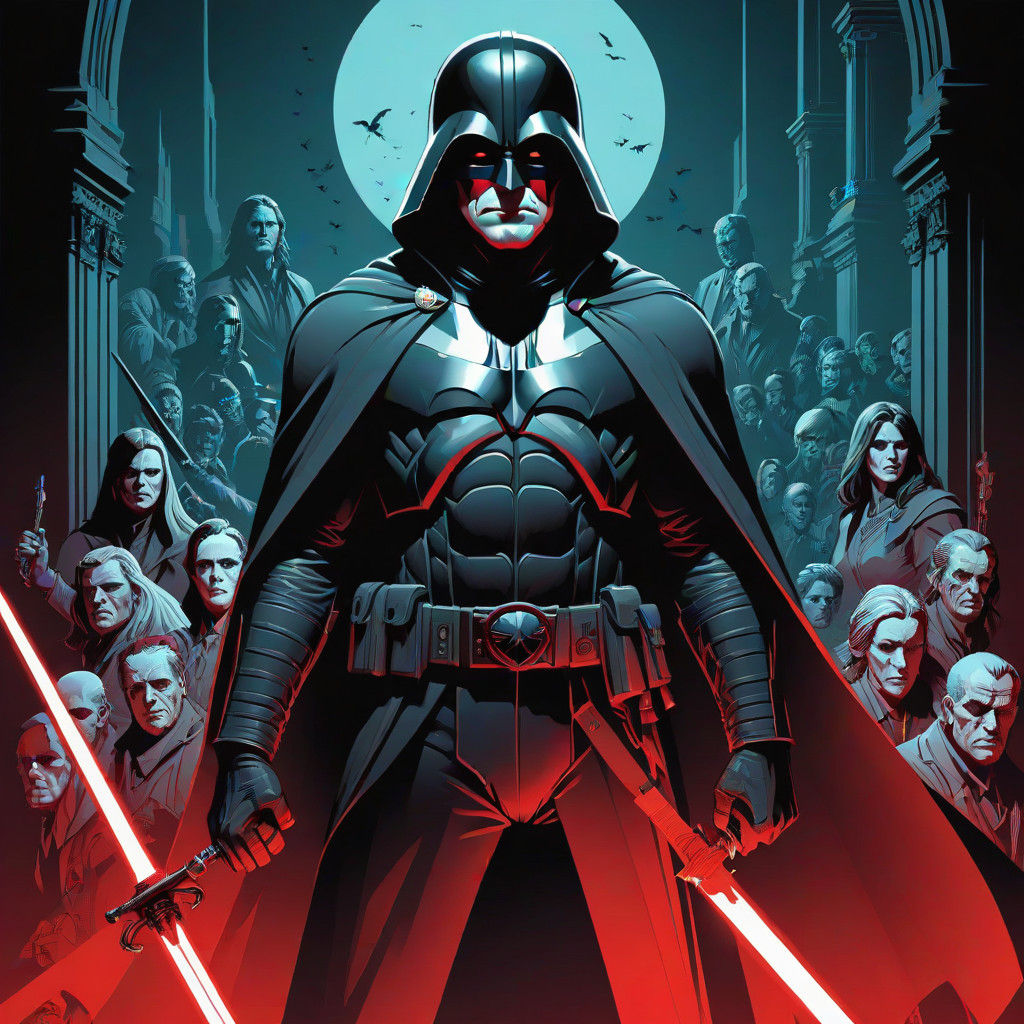 Surreal, Dark Fantasy Scene in Grimdark Style