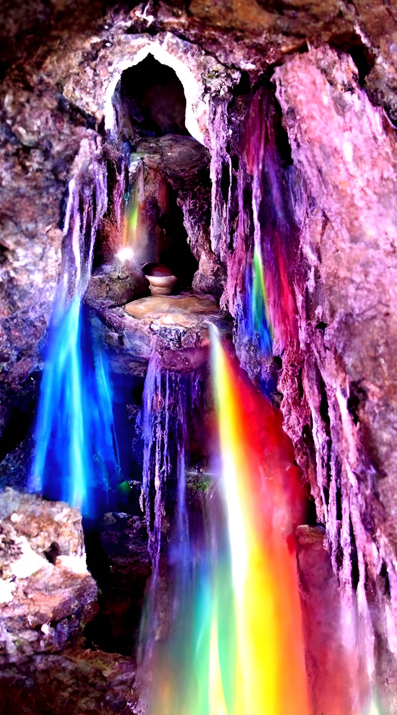 Mystical Rainbow Fountain of Life Essence