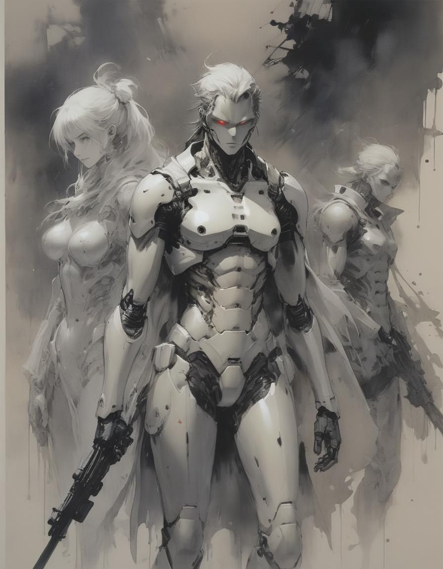 Ethereal Ghosts Tell Stories: Yoji Shinkawa Style
