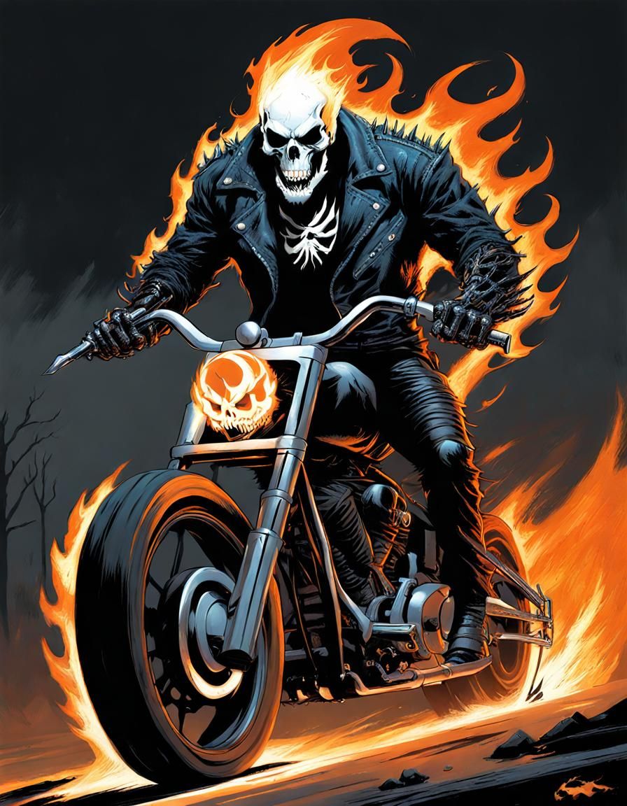 Sinister Werewolf Ghost Rider