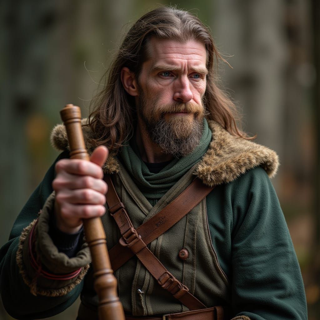 Epic Scottish Warrior Spins on Ancient Wheel