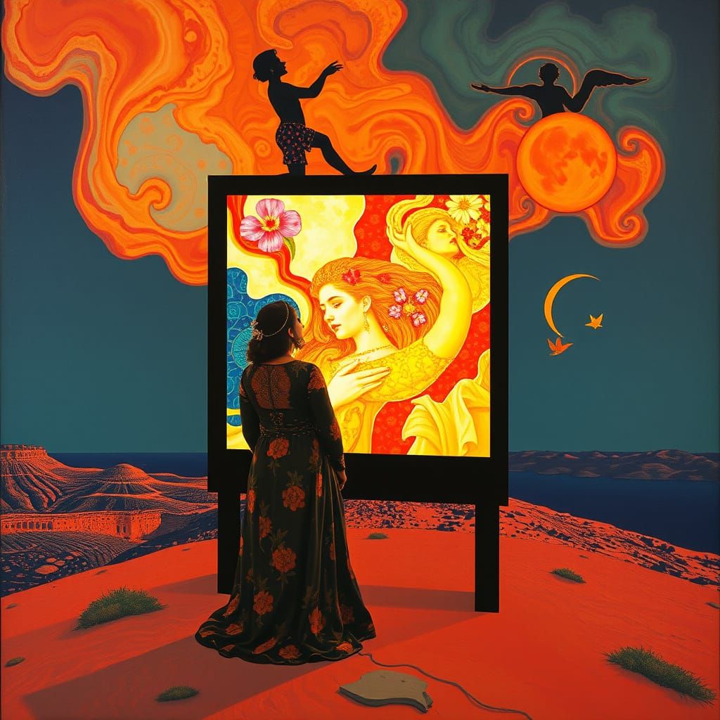 Paradoxical Screen Burn