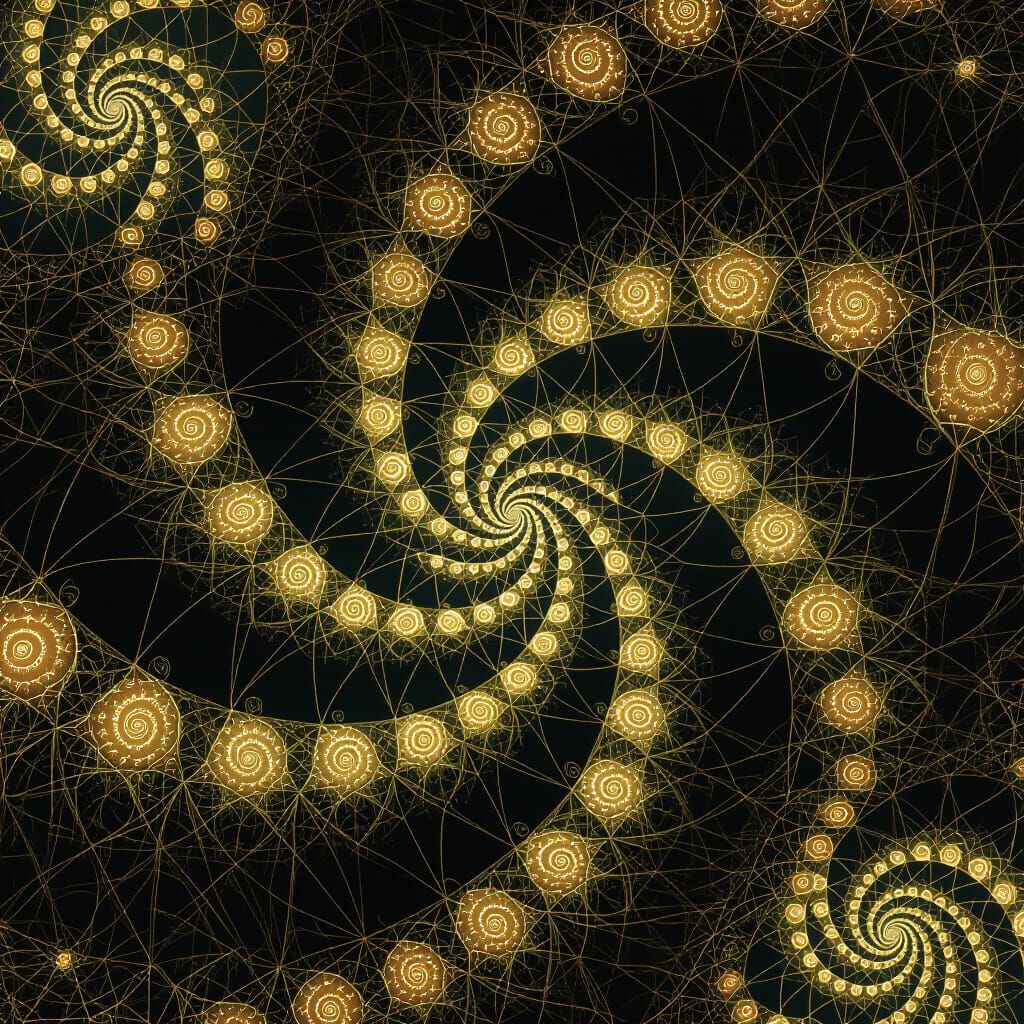 Complex Fractal Art: Infinite Geometric Patterns