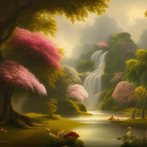 Botanical Garden Gallery: Matte Painting Masterpieces