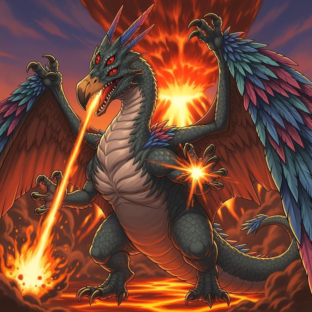 Massive Bio-Volcanic Terrafell Unleashes Fiery Blasts